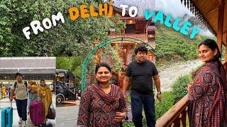 Challo Ghumne.. From Delhi to Valley Tirthan Near  Manali with room TourPriya Rao vlogs