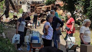 Прифронтовий Вугледар станом на 4.06.2024. Вода, ліки, корм для домашніх тварин. Капелани