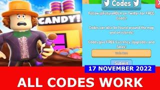 *ALL CODES WORK* Chocolate Factory Tycoon! ROBLOX | November 17, 2022