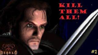 Diablo 1 (No Commentary, Warrior Hero), Kill Them All Challenge Part 1 of 7!