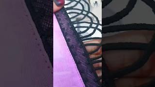 Lace like a pro with easy tricks #sewingtip #sewingsecret