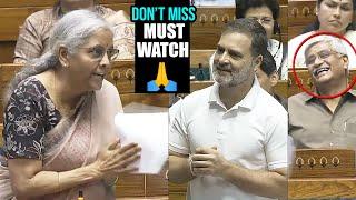 Nirmala Sitharaman Vs Rahul Gandhi Argument In Lok Sabha | Parliament Budget Session | News Buzz