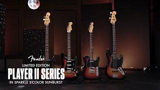 Exploring the Limited Edition Player II Series in Sparkle 3-Color Sunburst | Fender