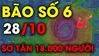  TIN BÃO KHẨN CẤP: Bão Trà Mi gây mưa xối xả, Quảng Nam sơ tán 18.000 người; Sức gió giật cấp 14