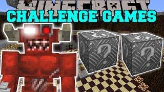 Minecraft: CYBER DEMON CHALLENGE GAMES - Lucky Block Mod - Modded Mini-Game