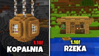 3 PROSTE BAZY NA START w MINECRAFT 1.18!