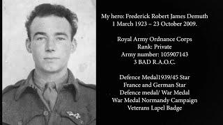 Frederick Robert James Demuth - My Hero