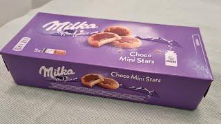 Milka Choco Mini Stars Chocolate Biscuit Unboxing 2022