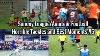 Sunday League Horrible Tackles, Fights and Best Moments #5 | QUARTY HD