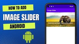 How to create image slider in android studio || Image slider in android || Image slider 2023