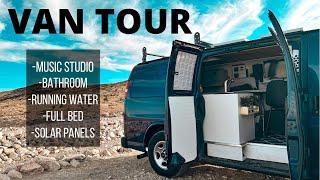 Chevy Express VAN TOUR - Music Producer Living in Converted Camper FULL TIME