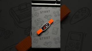 Xiaomi Smart Band 9 with Orange Strap