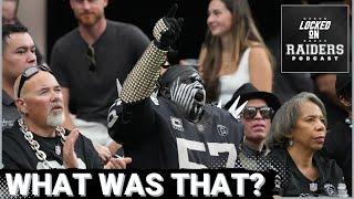 Everyone showed up for the Las Vegas Raiders home opener, except the Las Vegas Raiders