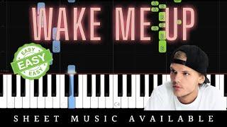 Avicii - Wake Me Up (Easy Piano Tutorial)