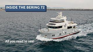 Bering 72 boat tour: what is inside and beyond