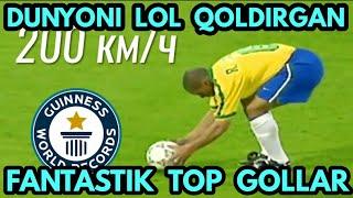 BUTUN DUNYONI LOL QOLDIRGAN FANTASTIK GOLLAR YOHUD FUTBOL TARIXIDAGI TAKRORLANMAS GOLLAR