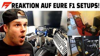 Patrick REAGIERT auf Formel 1 Gaming Setups von Zuschauern!