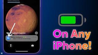 Enable battery intelligence on ANY iPhone!