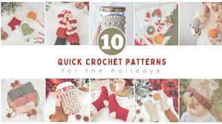 10 Quick Crochet Patterns for the Holidays - Crochet Christmas Gift Ideas