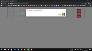 Confirmation Alert Before Delete Table Record in PHP