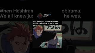 This scene perfectly captures Hashirama's unmatched strength.  Who's your favorite Senju brother?