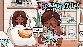 The day Elliot was Born 🩵 !! *with voice ️* Toca Boca Life Wolrd 