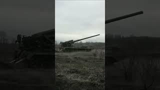 Monstrous Russian Artillery Action During Heavy Live Fire - Military Weapons TV #SHORT #tank