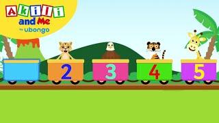 What Number is Missing? | Numbers & Shapes with Akili and Me | African Educational Cartoons