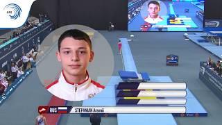 Arsenii STEPANIAN (RUS) - 2018 Tumbling European junior bronze medallist