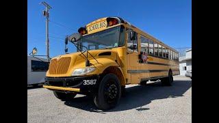 2011 International NJ Spec 54 Passenger full size yellow school bus for sale now