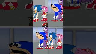 SONIC AND AMY ROSE ALL VERSIONS