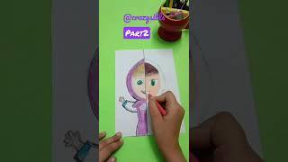 Masha-2 #viral #youtubeshorts #craft #shortvideo #subscribe #art #crazysibls #shorts#short #tiktok