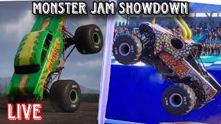 Monster Jam Showdown Gameplay Live! Monstertrucklord , Monstertalk , zonamonsters , dew it boys