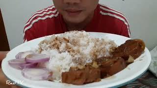 BRAISED MEATLOAF COOKED IN CREAMY COFFEE SAUCE MUKBANG Filipino Food