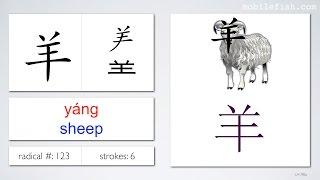 Chinese radicals in English 13/22