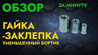 Гайка-заклепка уменьшенный бортик | Обзор