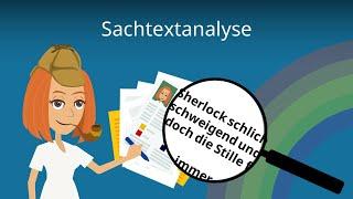 Sachtextanalyse schreiben