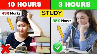 Secret Study Tips | Study less and score more with full focus | Study Tips To Top in Exams