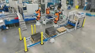 iDEAL FSD 105 Hochautomatisierte Fertigungslinie für Drahtetagen - Highly Automated Production Line