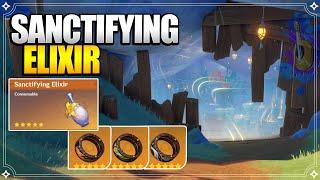 How to Get  Sanctifying Elixir in 5.0 | Tribe Secret Spaces | World Quests & Puzzles【Genshin Impact】