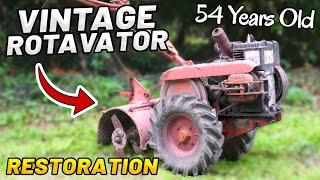 RARE 54 YEAR OLD VINTAGE TILLER | RESTORATION