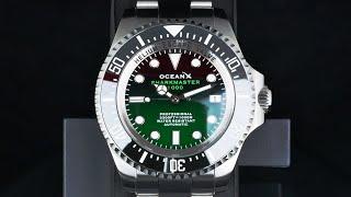 OceanX Sharkmaster 1000 44mm Automatic Men's Diver Watch WR1000m SMS1019