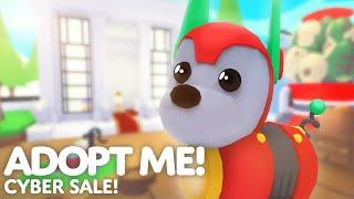  CYBER SALE!!  Robo Dog + 2x Bucks weekend in Adopt me! on Roblox