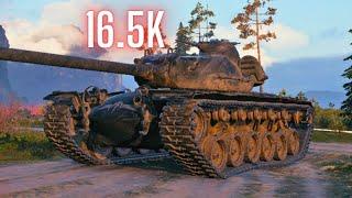 World of Tanks T110E5 -16.5K Damage & Concept 1B 10K dmg