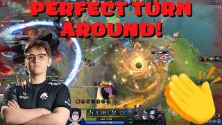 Yatoro Perfect Turn Around From 1HP - Dota 2