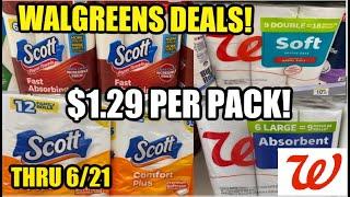 WALGREENS DEALS THRU 6/21 | ***$1.29 Paper Deals & More!
