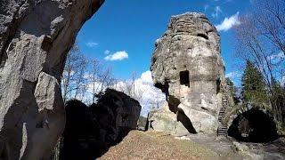 Der Bischofstein (Burg Skaly) in Ostböhmen / Tschechien