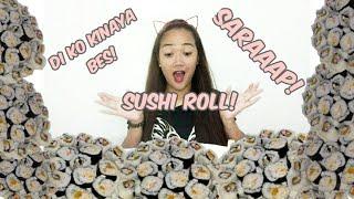 SUSHI ROLL MUKBANG | DI KO KINAYA TEH! | I LOVE JAPAN | Lyka Ramos