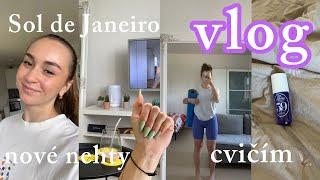 vlog 29| nové nehty, cvičím, Sol de Janeiro, nové povlečení a další~ Eliška