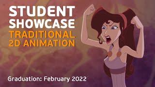 Students showcase. Traditional 2D animation. Graduation: February 2022